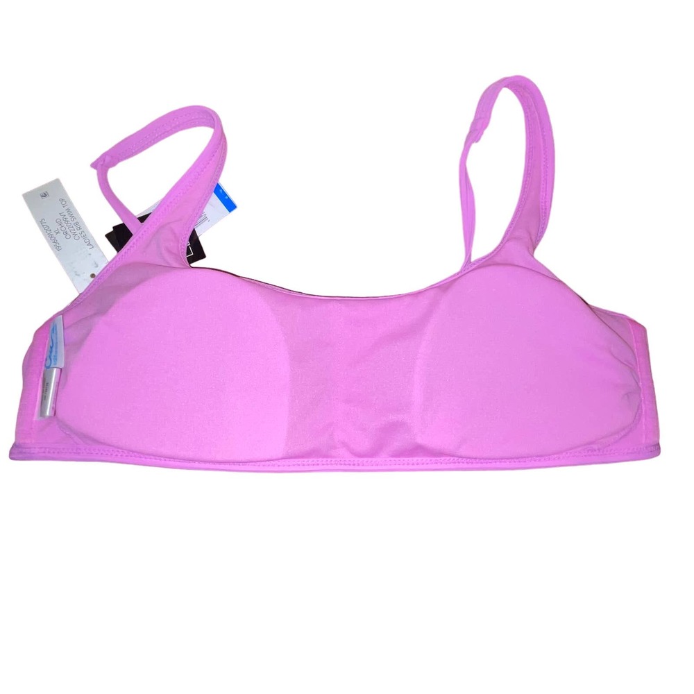 California Waves Juniors' Bralette Bikini Top, orchid XL - Picture 5 of 6